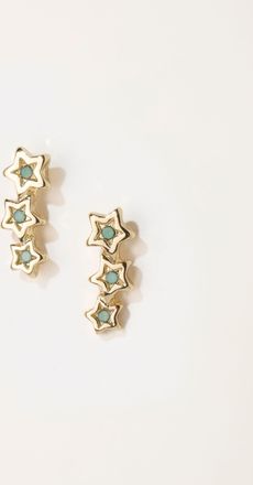 Fat Face FatFace Star Crawler Earrings in Gold Tone