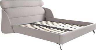 Angel Cerdá Cama tela color gris claro