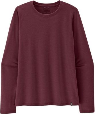 Patagonia Long-Sleeved Capilene Cool Trail Shirt Funktionsshirt f&uuml;r Damen | rot