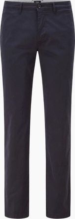 HUGO BOSS Mens Crigan2 Solid Patterned Straight Chinos - Navy - Size: 26W r