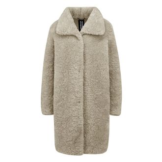 Bomboogie Cappotto Monopetto Bimateriale - - Coats - Donna - Beige - L