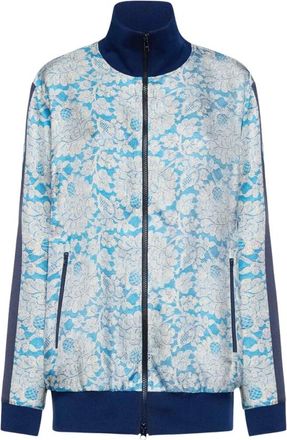 Pierre-Louis Mascia Hoodies & sweatvesten, Heren, Blauw, M, Brocade Bomber Jacket