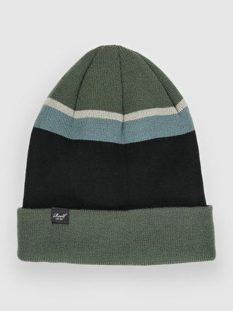 Reell Striped Beanie gr&uuml;n