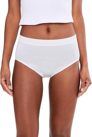 Wacoal B Smooth Natural Brief Panty Underwear Womens Underwear White : 2XL, Cotton/Elastane/Lyocell