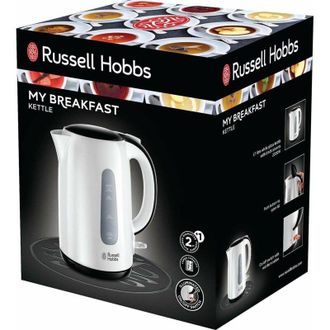 Russell Hobbs 25070-70 Tetera El&eacute;ctrica 1,7 L 2200 W Negro, Blanco