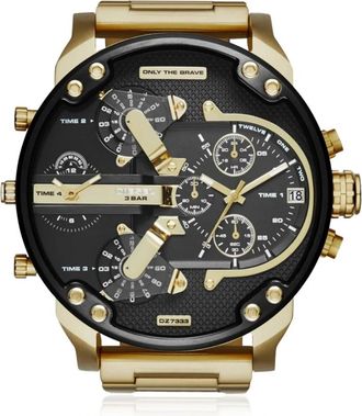 Diesel Mr. Daddy 2.0 Horloge - Heren - Horloges - Geel - ONE Size - Accessoires