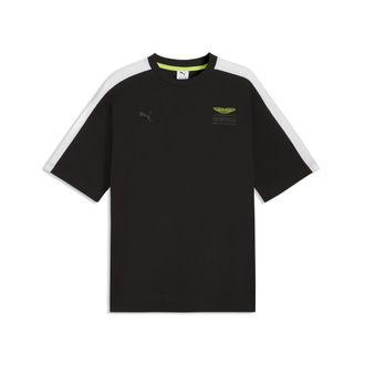 Puma T-shirt PUMA x ASTON MARTIN ARAMCO F1 TEAM T7 da uomo, Accessori, Nero, XXL