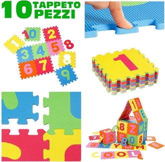 Trade Shop Trade Shop - Tappeum For Children By Paviment 10 Pzzle Neonato Atossico Lavabile