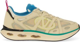 Valentino Garavani Vlogo Easyjog Sneaker - Heren - Sneakers - Wit - 40 EU - Leer - Schoenen