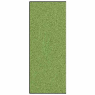 Berkfield Home Doormat Green, Black Polyamide 300 x 120 x 0.9 cm Door Mats in Green | Size: Medium