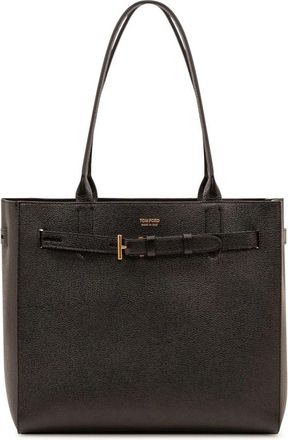 Tom Ford Audrey Medium Tote - Dames - Shoppers - Zwart - ONE Size - Leer - Tassen