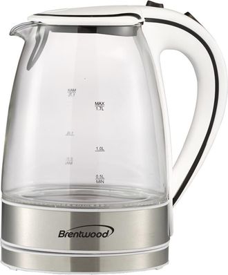 Brentwood Glass Kettle in White at Nordstrom
