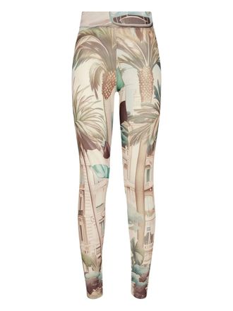 Philipp Plein Racing leggings - Neutrals