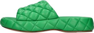 Bottega Veneta Sandalen Groen - Dames - Sandalen - Groen - 37 EU - Schoenen