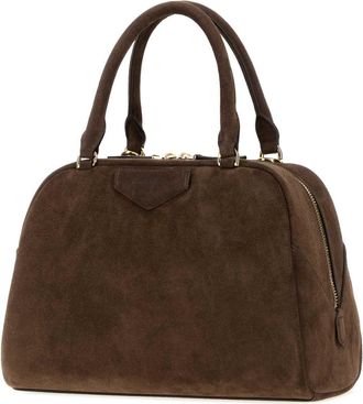 Givenchy Womens Antigona Shoulder Bag Brown Suede