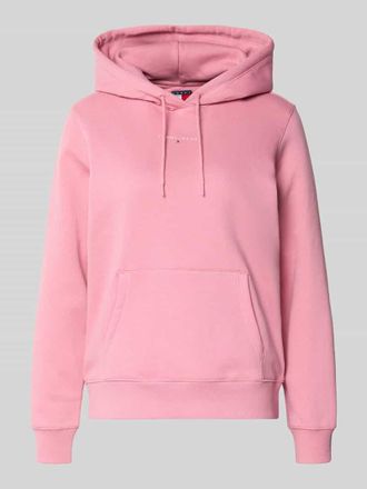 Tommy Jeans Regular Fit Hoodie aus Baumwoll-Mix in Rosa, Gr&ouml;&szlig;e XS