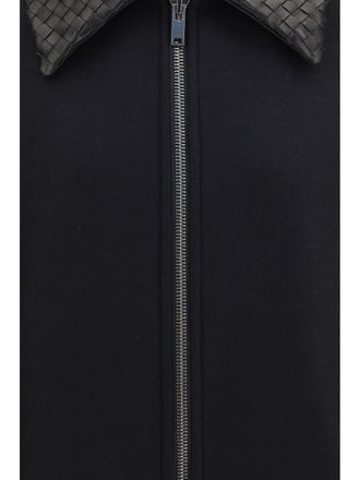 Bottega Veneta Double-Breasted Wool Jacket - Black