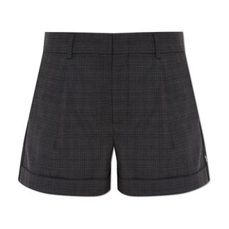 Moschino Short Shorts, female, Brown, Size: S Logo Shorts