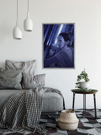 Komar Wandbild »Star Wars Jedimaster Rey« Disney Set, 1 Stk. tlg. 40 x 50 cm (Breite x Höhe) - Kinderzimmer, Dekoration