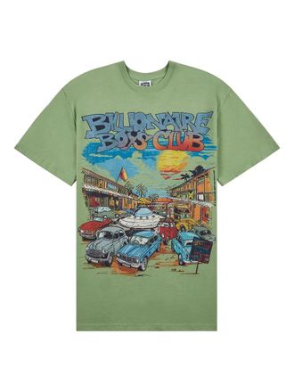 Billionaire Boys Club graphic T-shirt - Green