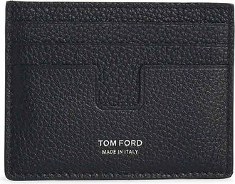 Tom Ford Black leather cardholder