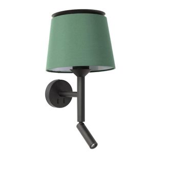 Netlighting Savoy Reading Light Wall Light BlackGreen E27 in Green