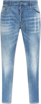 Dsquared2 Light Wash Skater Jeans - Heren - Slim Fit Jeans - Blauw - L - Katoen - Jeans