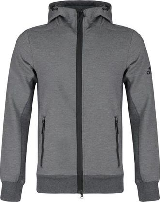adidas Htt Double Knit Hooded Jacket Gray DW4594