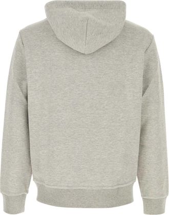 Polo Ralph Lauren Mens Cotton-Blend Hoodie Gray Polyester Sweater