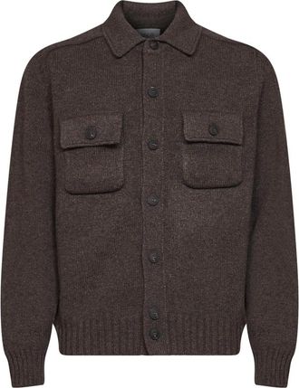 D4.0 Chaqueta de lana - Jackets - Hombre - Marr&oacute;n - 2XL