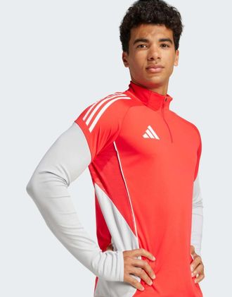 adidas adidas Performance - Tiro 25 Competition - Top da allenamento color rubino puro-Rosso