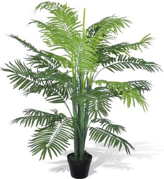 vidaXL Palmera Artificial Phoenix Con Macetero 130 Cm Vidaxl