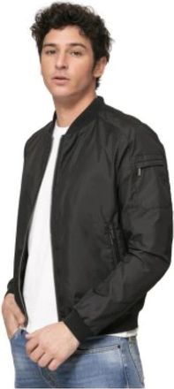 Moorer Bomberjack - Heren - Bomber jackets - Zwart - 2XL - Polyester - Jassen