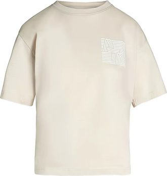 AlphaTauri T-shirt con stampa geometrica - Toni neutri