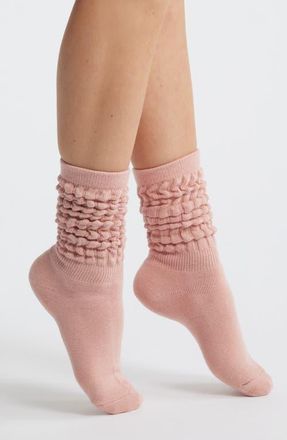 Stems Open Knit Knee High Socks in Pink at Nordstrom