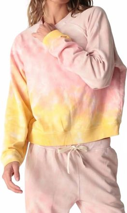 Electric & Rose Ronan Pullover Sweatshirt In Sunrise