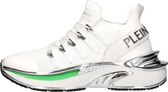 Plein Sport Fitness, Dames, Wit, 40 EU, Leer, Runner Chrome Surfer