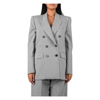 Msgm Giacca doppiopetto - - Jackets - Donna - Grigio - S