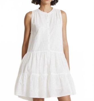 Apiece Apart Almada Shirt Dress In Cream