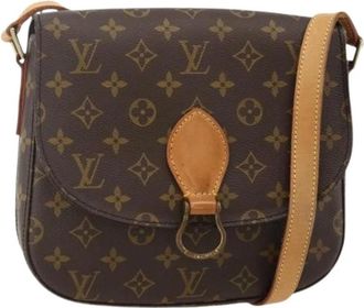 Louis Vuitton Pre-owned Cross Body Bags, female, Brown, Size: ONE SIZE Pre-owned Saint Cloud Shoulder Bag