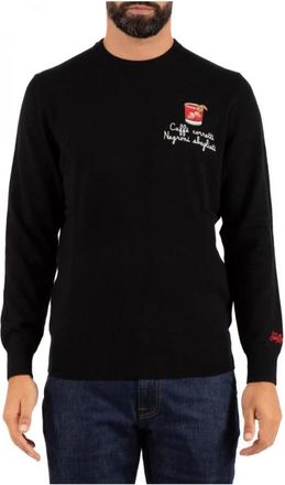 Saint Barth Maglia - Heren - Ronde hals truien - Zwart - L - Truien & Vesten