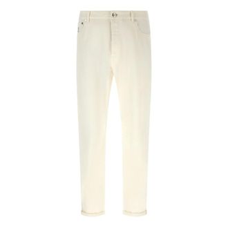 Brunello Cucinelli Jeans - male - Brunello Cucinelli - Slim Fit Jeans - White - 4XL - Jeans