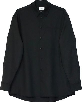 Soulland Camicia Damon in Lana Ricamata - - Blouses & Shirts - Donna - Nero - L/XL