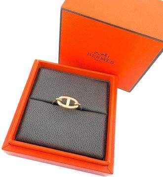 Herm&egrave;s Pink Gold (18K) Band Ring (Pre-Owned)
