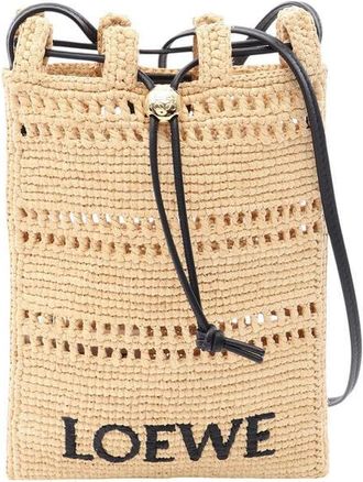 Loewe Pre-owned Loewe Paulas Ibiza Raffia Crossbody Ladies 2XUAFYHQW6K6WGWO