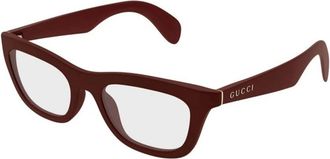 Gucci Cat Eye Brillen - Dames - Brillen - Rood - 51 MM - Accessoires