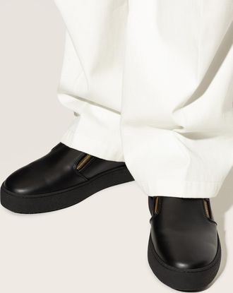 Giuseppe Zanotti Slip-on Shoes Gz-Kobe, Mens, Black