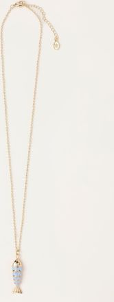 Fat Face FatFace Gold Tone Fish Necklace