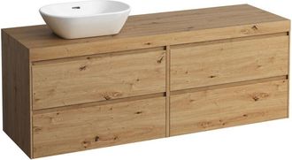 Laufen Laufen - Lani Encimera De Lavabo Roble Silvestre Incl. Mueble Bajo