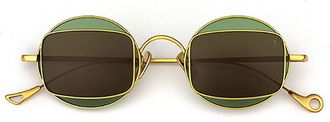 Eyepetizer Smooth C.4-8 Mens Sunglasses Gold Size 49